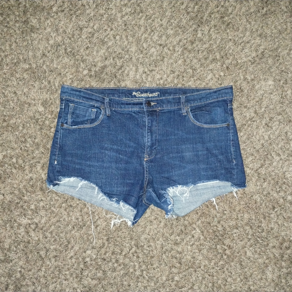Blue Jean Shorts, Size 18